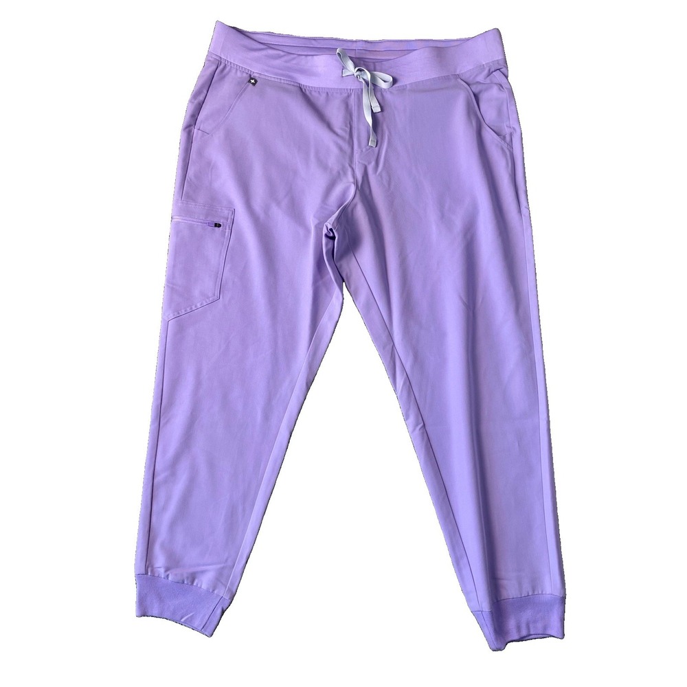 Figs Technical Collection Scrub Women's Pants Violet Zamora Joggers 2XL NWT New